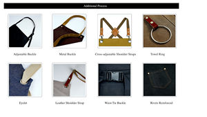 Tabliers personnalisés <span class=keywords><strong>en</strong></span> polyester avec impression numérique intégrale pour Noël – Idéal pour le personnel et les cadeaux d'entreprise - Product Image 3