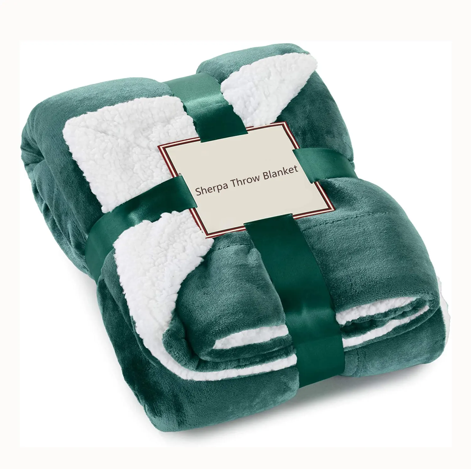 Luxury Double Layer Winter Plush Flannel Sherpa Fleece Throw Blanket for Dog Sofa