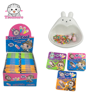 Bonbons gélifiés en forme de capsule super cool, assortiment multicolore en boîte, <span class=keywords><strong>saveurs</strong></span> variées, friandises amusantes et originales pour les enfants, à grignoter et offrir en cadeau - Product Image 1
