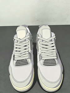 Baskets de basketball décontractées Paris Hiver Blanc/Noir – Chaussures de sport tendance 4ème génération au design moderne - Product Image 4