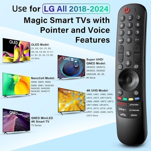 Télécommande vocale MR23GA de remplacement pour téléviseurs <span class=keywords><strong>LG</strong></span> Magic Remote UHD OLED QNED NanoCell MiniLED <span class=keywords><strong>C1</strong></span> <span class=keywords><strong>C2</strong></span> C3 C4 4K 8K avec pointeur - Product Image 1
