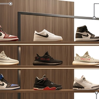 Vitrine Murale Modulaire LED Sur Mesure pour Chaussures, Présentoir Lumineux pour Baskets pour Magasin de Boutique - MOQ 1 Pièce