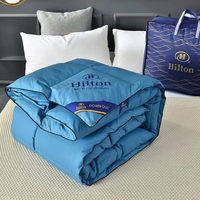 Plume de canard d'oie lavée par couette blanche de coton remplie pour l'hôtel Hilton