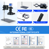 SANQTID TD-10M-B50 Digital Electronic Microscope 4K HDMI 130X Industrial Magnifier Mobile Phone PCB Repair Jewelry Testing