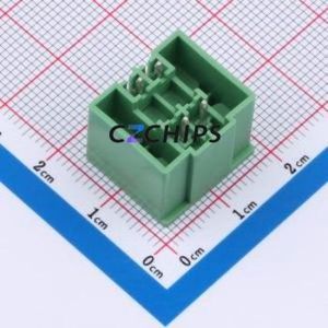 DB2EVHBM-3.5-2*2P-GN Plug-in Terminal Block Through hole,P=3.5mm Board-to-Board / Socket - Closed Screw Fixing 2x2P 3.5mm - Product Image 2
