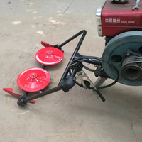 Tracteur tondeuse à disque avant ferme met en œuvre une tondeuse à gazon simple machine à prix bon marché