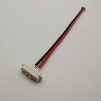 Connecteurs magnétiques mâle-femelle Pogopin, adaptateur de couplage 2A, câble à 130 bornes, connecteur étanche, contact en alliage de laiton