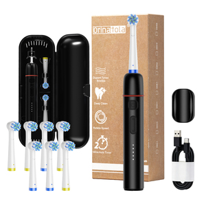 Spazzolino Elettrico da Viaggio Intelligente IPX7 Impermeabile Ricaricabile 5 Modalità Pieghevole Rotante Oscillante per Igiene Orale - Product Image 1