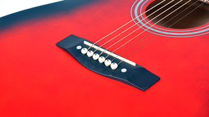 Guitarra acústica al por mayor venta directa de fábrica precio barato 41 pulgadas guitarra acústica tilo buena calidad - Product Image 6