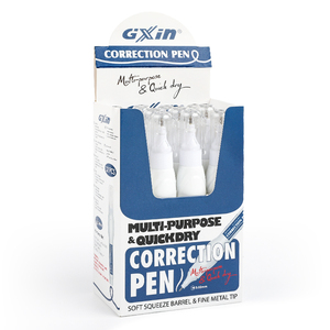 Juego <span class=keywords><strong>de</strong></span> bolígrafos correctores <span class=keywords><strong>de</strong></span> secado rápido Gxin G-F0101, diseño original, 8 ml, suaves, aptos para estudiantes, con punta metálica. - Product Image 2
