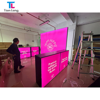 Stand de salon professionnel en tissu LED 3x3m avec valise de transport, vert, prix d'usine