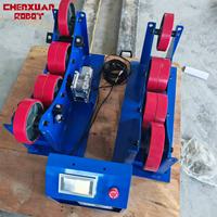 Support de Rouleau de Soudage Compact Auto-ajustable, Résistant à la Corrosion, Poli, avec Grande Poulie, Capacité 1 à 3 Tonnes