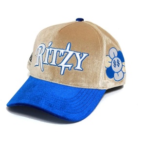 Casquettes de baseball unisexe 5 panneaux personnalisées en gros pour l'automne et l'hiver, de bonne qualité, imperméables, en velours côtelé, avec lettres sportives - Product Image 3