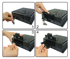 M0del Série VM-3004AN avec VGA 1080P MOvil avec hd coche dvr et DVR de 4 canaux MDVR movil - Product Image 4