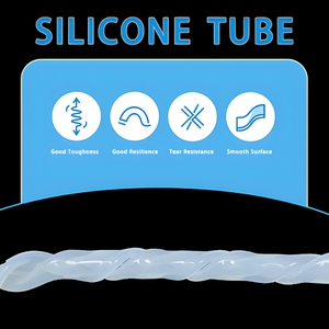 Tube en silicone de qualité <span class=keywords><strong>alimentaire</strong></span> ID1-10mm OD2-14mm, transparent, pour pompe péristaltique, plusieurs tailles, 5m, prix - Product Image 4