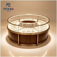 Design de Magasin de Bijoux Haut de Gamme Luxe Vitrine de Présentation de Bijoux Personnalisée Meuble de Bijoux Moderne en Verre pour Boutique