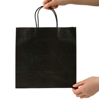 Sacs en papier kraft brun avec poignées, sacs cadeaux en gros pour fêtes, mariages, vente au détail, emballages à emporter