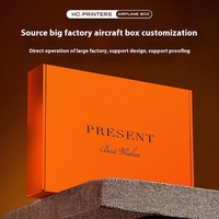 Boîte d'emballage en carton kraft recyclé imprimée avec logo et poignée pour chaussettes, vêtements en fourrure, emballage logistique en petites séries, emballage express