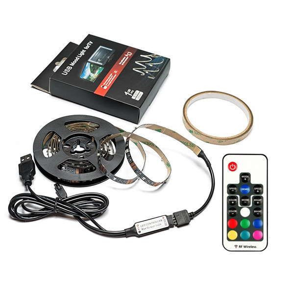 Smart rétro-éclairage a mené la lumière de bande rgb avec un mini contrôleur de taille adaptée aux besoins du client mené par