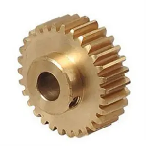 您设计的高品质CNC黄铜圆孔传动蜗杆直齿轮