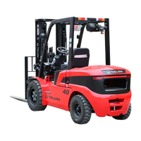 Chariot élévateur diesel 4 tonnes CPCD40 4000 kg, chariot élévateur lourd avec certification CE pour les opérations d'entrepôt