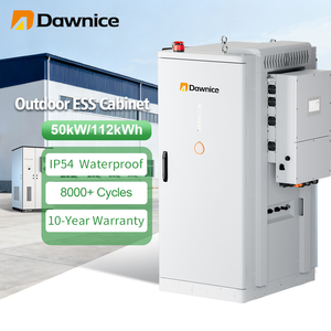 Système d'énergie solaire Dawnice 50 kW avec batterie industrielle de stockage 100 kWh 112 kWh, armoire avec kit de batterie lithium-ion HV pour les applications C&I - Product Image 1