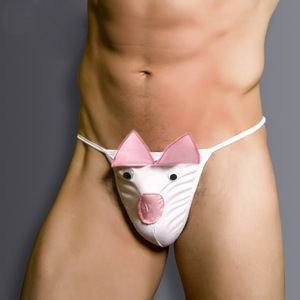 Vente directe d'usine de produits pour adultes, sous-vêtements masculins sexy et séduisants, strings pour hommes en forme de U à thème animal. - Product Image 1