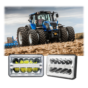 หลอดไฟ LED ทรงสี่เหลี่ยมสำหรับ4X6 R112ของ ECE ไฟหน้า LED อลูมิเนียมลำแสงสูงต่ำ24W สำหรับรถบรรทุกรถแทรกเตอร์ออฟโรด - Product Image 3