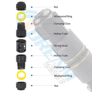 IP68 không thấm nước không thấm nước kết nối nhanh chóng Splice nối nhựa điện dây kết nối cho chiếu sáng ngoài trời - Product Image 4