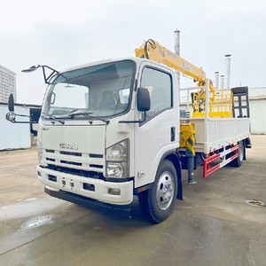 Grúa Móvil ISUZU 4X2 Montada en Camión con Manipulador de 3.2 Toneladas y Pluma Recta para Construcción - Product Image 4