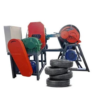 Intero 1200 grande taglierina per pneumatici in gomma di scarto macchina da taglio a doppia parete laterale rottami OTR tire Truck tire Recycling Machinery