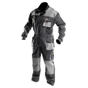 China Manufacture Polycotton Coverall with Multi Pocket Protective Coverall