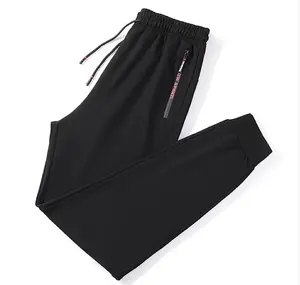 Wholesale Custom Blank Track Pants Slim Fit Zipper Mens Jogger Pants