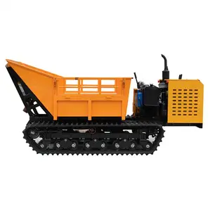 Mini Crawler Dumper Trucks Rubber Track 4.5 Tons Crawler Transporter Dumper High Lift