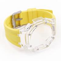 Nouveau Kit de Bracelet et Boîtier en Cristal à Combinaison Libre 2026 pour GA-2100 GMA-S2100, Silicone Transparent, Boucle Papillon 22mm