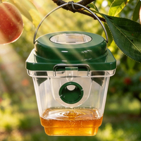 Piège à guêpes réutilisable, piège à frelons jaunes, piège à abeilles charpentières, attrape-insectes extérieur, tueur d'insectes pour jardin, ferme, cour