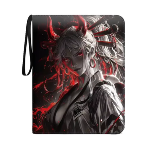 อนิเมะที่กำหนดเอง Op dbz Naru-Ton ล็อคสีน้ำเงิน haikyuu การ์ดที่มีซิปพียูการ์ดหนัง PU อัลบั้มหนังสือสำหรับแสดงบัตรสะสม - Product Image 2