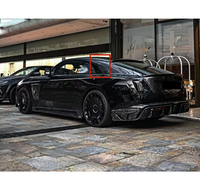 Kit de décoration de voiture pour Rolls Royce Spectre, style M amélioré, fibre de carbone sèche 3K de haute qualité, kit de décoration de la lunette arrière
