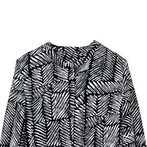 Vestido Camisero Midi Informal para Mujer, Diseño Nuevo de YiFeng Apparel 2024, Holgado, Manga Larga, Estilo Vintage, Elegante, Personalizado OEM - Product Image 3