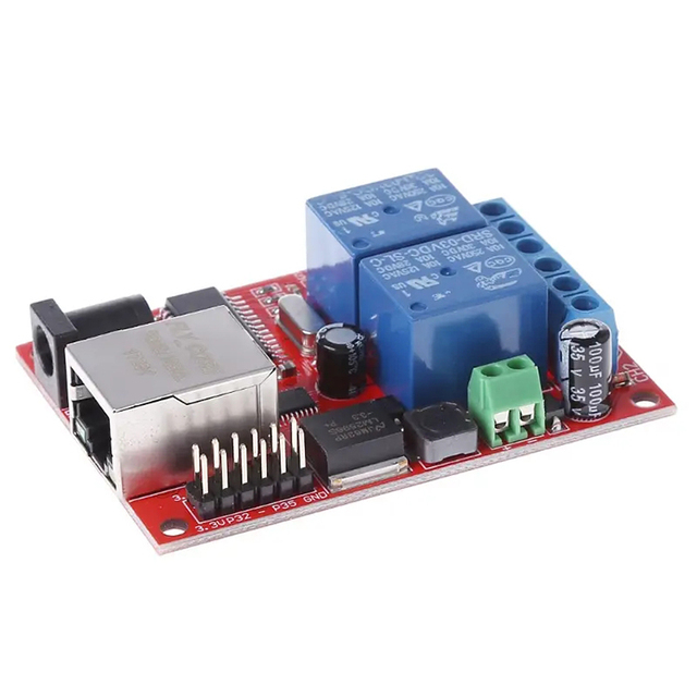 LAN Ethernet 2 channel Relay Board Delay Switch TCP/UDP Controller Module WEB Server Chipwelldone