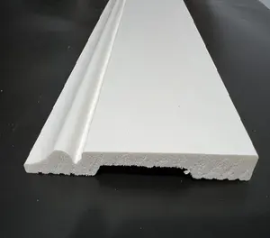 Reine weiße ultra-glanz-PS-Kunststoffsockelleiste-Gussformen für Wandlaufsatz