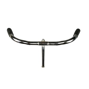 Manillar de <span class=keywords><strong>Bicicleta</strong></span> Urbana Clásica Tradicional, Tipo T, de Acero Cromado de Alta Resistencia, con Barra Integrada - Product Image 1