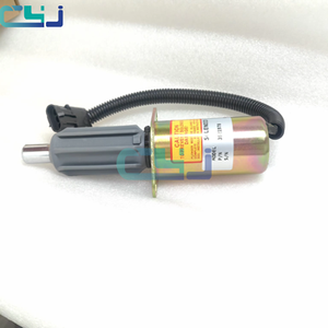 Запчасти для экскаваторов: Соленоид остановки подачи топлива <span class=keywords><strong>3921978</strong></span>, 24 В, совместимый с двигателями Cummins 6CT 6CTA - Product Image 4