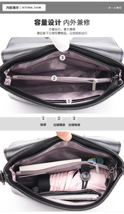 Wholesale Fashion Luxury Women Hand <b>Bags</b> <b>Soft</b> PU <b>Leather</b> Handbags Ladies Shoulder Crossbody Purses and Handbags for Women <b>Bags</b> - Product Image 6