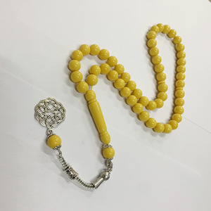 Tasbih Beads Muslim Daily Worship Special 51 Pulsera de cuentas de alabanza Rosario de resina de estilo árabe Pulsera de Rosario de <span class=keywords><strong>pelo</strong></span> directo de fábrica - Product Image 1