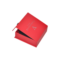 Coffret cadeau rigide personnalisé en carton recyclé gaufré avec pelliculage mat pour bagues, bracelets, boucles d'oreilles, colliers, fermeture magnétique