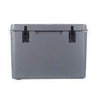 Glacière isotherme portable en plastique rotomoulé PE, économique et moderne, personnalisable, pour camping et pique-nique, stockage de glace sèche, 45qt, pour aliments