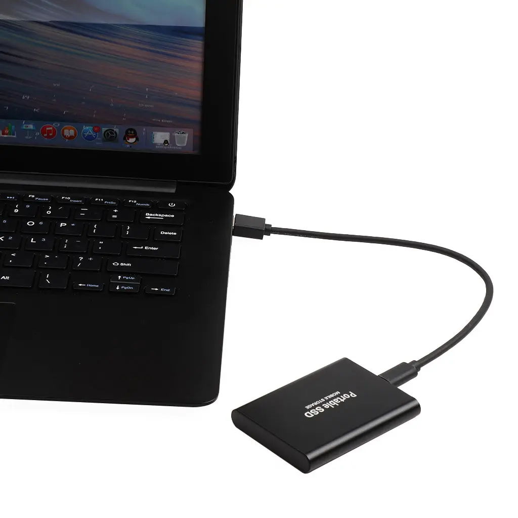 ฮาร์ดดิสก์พกพา USB M.2,ฮาร์ดดิสก์พกพา SSD 3.1อุปกรณ์จัดเก็บ2TB 1TB คอมพิวเตอร์