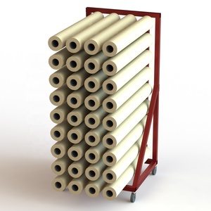 5FT Length <strong>Vinyl</strong> Rolling Industrial Display <strong>Stands</strong> , Heavy - Duty Display <strong>Stand</strong> - Product Image 5