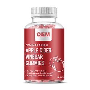 Gomitas de Vinagre de Sidra de Manzana, Suplemento Dietético de Vitaminas para Adultos, Dulces de Goma para Adolescentes y Recién Nacidos - Product Image 1